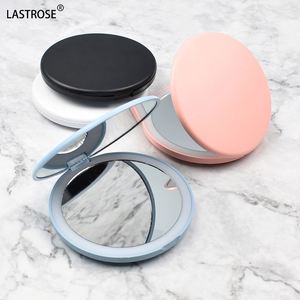 Portable Double-Sided LED USB Charging Cosmetic <b>Mirror</b> with <b>Foldable</b> Design On-the-Go Makeup & Eyelash Tweezers - Product Image 4
