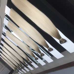 ผมต่อแบบเครื่องจักร New Genius Weft คุณภาพสูง เกรดพรีเมียม ผมแท้รัสเซีย 100% เกล็ดผมยังอยู่ครบถ้วน - Product Image 5