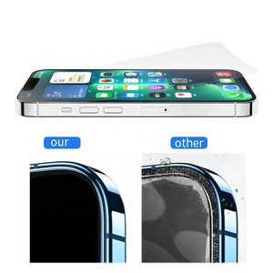 Protection d'écran en verre nano 9H anti-explosion, couverture intégrale pour iPhone 14 15 - Product Image 6