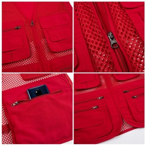 Custom Logo Waterproof High-End Unisex Workwear Vest Multi Pockets Hi Visibility <b>Construction</b> <b>Work</b> <b>Clothes</b> with Customized Color - Product Image 5