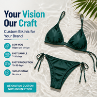 Fabricant de maillots de bain OEM à faible MOQ, personnalisez vos propres impressions, couleurs et étiquettes, maillots de bain, bikinis triangulaires, maillots de bain tendance, bikinis pour femmes