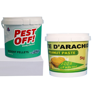 Commercio all'ingrosso della fabbrica vuoto 5 galloni di plastica secchio di vernice bianca con coperchi maniglia <span class=keywords><strong>20</strong></span> <span class=keywords><strong>litri</strong></span> secchio <span class=keywords><strong>barile</strong></span> - Product Image 1