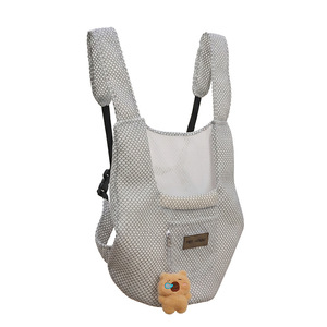 <b>Pet</b> <b>Backpack</b> <b>Carrier</b> Portable Dog Cat Chest Crossbody Bag Solid Color 5L Capacity - Product Image 5