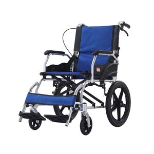 Silla de Ruedas Manual Kaizhi 863 de Aleación de Aluminio Plegable Ligera y Portátil para Viajes de Personas Mayores - Product Image 1
