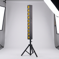 Projecteurs LED Wash RGBW professionnels Marslite DMX512 en aluminium, barre de 10 x 10W pour DJ et discothèques