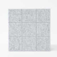 Panneau acoustique rainuré insonorisant, panneau mural en fibre de polyester à fentes pour salle de classe, bureau et salle de musique