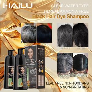 Shampoo Colorante <span class=keywords><strong>per</strong></span> <span class=keywords><strong>Capelli</strong></span> 3 in 1 a Base di Erbe Senza <span class=keywords><strong>Ammoniaca</strong></span> Copre i <span class=keywords><strong>Capelli</strong></span> Grigi ad Azione Rapida 5 Minuti Non Irritante Unisex Lunga Durata - Product Image 3