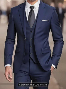 Trajes <span class=keywords><strong>de</strong></span> <span class=keywords><strong>Hombre</strong></span> Slim Fit - Conjunto <span class=keywords><strong>de</strong></span> 3 Piezas (Chaqueta, Pantalón y Blazer) Traje <span class=keywords><strong>de</strong></span> Boda Turco <span class=keywords><strong>para</strong></span> <span class=keywords><strong>Hombre</strong></span> - Product Image 6