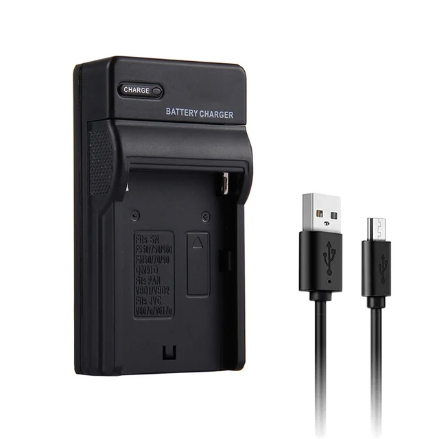 USB Digital Charger Accessory for Sony Camera NP-F550 F750 F970 Batteries Compatible Car Charger Digital Charger for Sony
