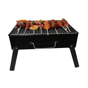 2-4 kişi taşınabilir kömür ızgara katlanır açık kamp yürüyüş piknikler seyahat kömür barbekü barbekü ızgara Mini barbekü raf - Product Image 3