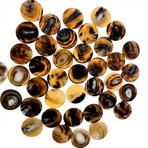 Botones de Cuerno de Búfalo de 2 Agujeros para Trajes de Hombre - Botones Redondos Pulidos en Varios Colores - Product Image 2