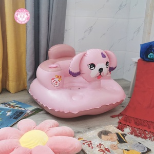 Silla de Comedor Inflable Ajustable de PVC para Bebés y Niños, Silla de Aprendizaje y Crecimiento para Cocina, Exteriores y Baño - Product Image 6