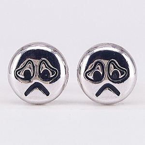 Vendita calda di <span class=keywords><strong>orecchini</strong></span> per feste di Halloween <span class=keywords><strong>con</strong></span> cristalli <span class=keywords><strong>Swarovski</strong></span> per il viso Swap oro rodiato stile alla moda regalo in pietra - Product Image 3