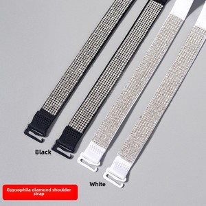 Yantuo tùy chỉnh mới 3D kính hotfix <span class=keywords><strong>bra</strong></span> dây đeo chống trượt ban nhạc đàn hồi với các tính năng có thể tháo rời cho hàng may mặc - Product Image 4