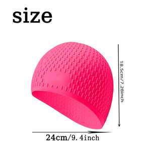 <span class=keywords><strong>Bonnet</strong></span> <span class=keywords><strong>de</strong></span> bain coloré imperméable antidérapant <span class=keywords><strong>de</strong></span> haute qualité à bas prix pour les sports <span class=keywords><strong>de</strong></span> natation vente en gros - Product Image 2