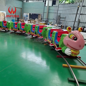 Juego de <span class=keywords><strong>Tren</strong></span> Eléctrico para Parque de Atracciones, <span class=keywords><strong>Tren</strong></span> para Niños y Adultos con Vías para Usar <span class=keywords><strong>al</strong></span> Aire Libre - Product Image 3