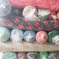 ANONO Haute Qualité Surplus Lots Polyester Super Doux Velours Imprimé Tricoté Tissu Sportswear Élastique Textile Tissus