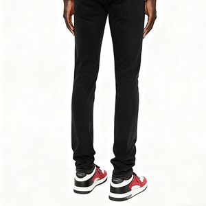 กางเกงยีนส์เดนิมผู้ชายสั่งตัดพิเศษ คุณภาพสูง ยืดหยุ่น ทรงแฟชั่น ขาดๆ สไตล์แบ็กกี้ พรีเมียม สตรีทแวร์ กางเกงลำลอง - Product Image 1