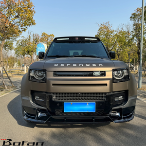 Parachoques para <span class=keywords><strong>Land</strong></span> <span class=keywords><strong>Rover</strong></span> New Defender, Estilo <span class=keywords><strong>Mansory</strong></span>, Negro Brillante, Labio de Parachoques Delantero, Divisor de Labio de Parachoques Delantero - Product Image 4