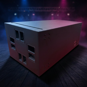 Caisson de basses passif grand format à double woofer néodyme 600W en contreplaqué de bouleau pour concerts en stade et location de sonorisation professionnelle - Product Image 3