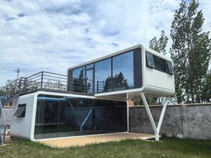 Venta Directa Global: Casa Móvil Prefabricada de Lujo Moderna de 20 y 40 Pies con Terraza y Escaleras, Modelo Apple Cabin - Product Image 6
