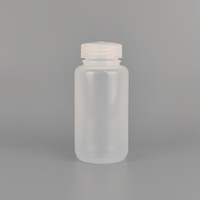Flacon de réactif vide transparent en plastique PP de 250 ml, à bouchon à vis, étanche, autoclavable, certifié ISO13485, pour usage en laboratoire JSBIO