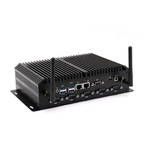 2020 mais novo Fanless incorporado computador com Placa de vídeo UHD 10510U i7 pc industrial