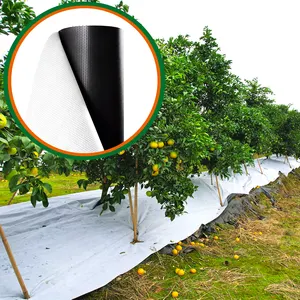 Landscape Fabric 9.8ft X 82ft 198oz Black White 3m X 25m Heavy Ultra Thick Premium Weed Control Barrier