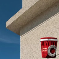 Peinture liquide granitique auto-nivelante effet marbre à forte adhérence, revêtement époxy coloré pour sols, vente en gros de haute qualité