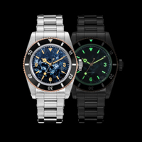 Montre automatique mécanique de plongée pour homme, en acier inoxydable 316L, saphir 20 ATM, luxe, logo personnalisé, faible MOQ, vente en gros