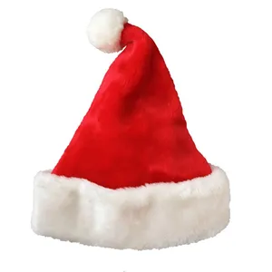 Plush cap christmas decoration christmas hat santa claus hat