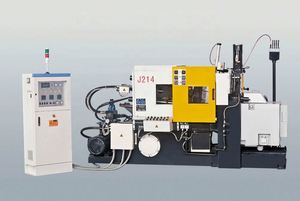 Machine de moulage sous pression à chambre chaude automatique de 50 tonnes, équipée d'un moteur-pompe contrôlé par PLC, en alliage zinc-plomb, marque STRONG, longue durée de vie - Product Image 2