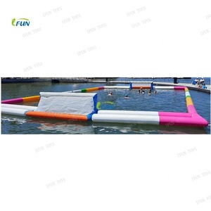 Campo de Juego Flotante Inflable de PVC/Vinilo para Fútbol Acuático en <span class=keywords><strong>Playa</strong></span>, con Portería, para Yates y Resorts - Product Image 3