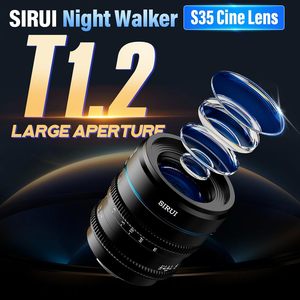 Sirui Night Walker 24mm T1.2 Lente de cine, lente de enfoque manual de gran apertura (montaje Rf, negro) - Product Image 6