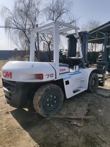 Montacargas de Combustión Interna TCM 7T4.5M, con Motor Diésel, Neumáticos Neumáticos, Operación con Asiento, para Terrenos Difíciles, Uso en Construcción - Product Image 3