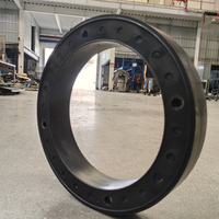 Anneau amortisseur de vibrations en caoutchouc robuste à bride pour la réduction des vibrations des moteurs industriels