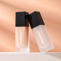 Vente flash : Fond de teint liquide vegan hydratant, imperméable, couvrant, 30 ml (nouveau) pour peaux foncées