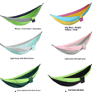 <span class=keywords><strong>Hamaca</strong></span> Moderna, Resistente, Plegable y Portátil para Exteriores, de Tela de Paracaídas de Nailon, con Logotipo Personalizado, Individual/Doble, para Camping y Parque - Product Image 4