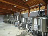 Système de brassage de bière 100L 200L 3BBL à chauffage électrique, 2 cuves, contrôle PLC, en SUS304, pour brasserie artisanale, brasserie pilote domestique et nano-brasserie