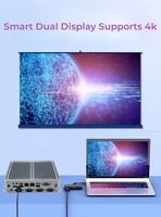 Vincanwo personalizado I3 pantalla táctil capacitiva PC Industrial sin ventilador Mini PC Panel táctil usado computadora Industrial al por mayor