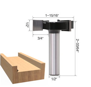 Mũi Dao Phay Bề Mặt Bo Mạch Làm Hỏng CNC 1/2 Inch 12Mm Chuôi 3 Rãnh Đường Kính Dao Phay Làm Phẳng Tấm Ván - Product Image 2