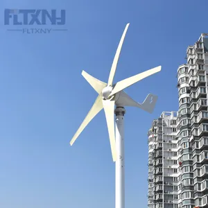 กังหันลม 1000W 12v 24V 48V กังหันลมขนาดเล็กแบบแกนนอน เครื่องกำเนิดไฟฟ้าพลังงานลม Fz 1kw - Product Image 3