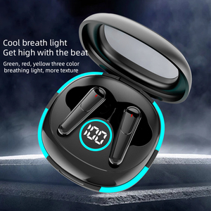 Plus 50 Écouteurs sans fil étanches IPX7 avec écran LED Écouteurs stéréo TWS à réduction de bruit Écouteurs intra-auriculaires pour <span class=keywords><strong>iPhone</strong></span> - Product Image 3