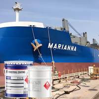 Peinture époxy marine anti-rouille et anti-corrosion, revêtement liquide avec couleurs personnalisées pour ponts de bateaux, application au pistolet/au rouleau/au pinceau