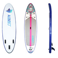 Planche de surf gonflable Stand-Up Paddle Longboard Surfboard et Waterplay Wakeboard PVC Pliable pour les eaux de l'océan