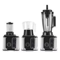 Blender-presse-agrumes électrique combiné, qualité commerciale, grande capacité, pour comptoir, fabrication de smoothies, 5+ vitesses, acier inoxydable