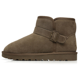 Classique Odm Oem Logo bottes de neige semelle intérieure en fourrure chaude hiver <span class=keywords><strong>bottines</strong></span> courtes pour femmes et hommes chaussures thermiques confortables - Product Image 5