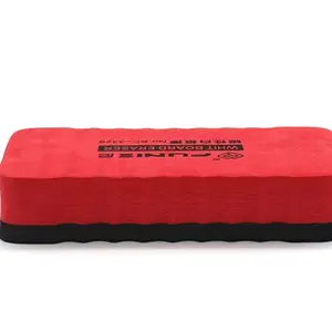 Non-Slip Gelombang Tepi Merasa Magnetik EVA Sponge Papan Tulis Penghapus Kering Menghapus Pembersih Papan Blackboard Marker Eraser