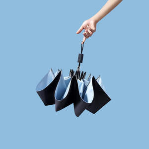 3合1防紫外线全自动折叠便携式户外雨伞简约设计成人商务礼品 - Product Image 4