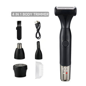 Afeitadora Eléctrica 4 <span class=keywords><strong>en</strong></span> 1 para Hombre, Recortadora de Vello Púbico, Depiladora, Depilación Masculina - Product Image 1